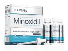 Foligain Minoxidil 5% Solutie cresterea parului barbati (Alcool scazut) 3 luni